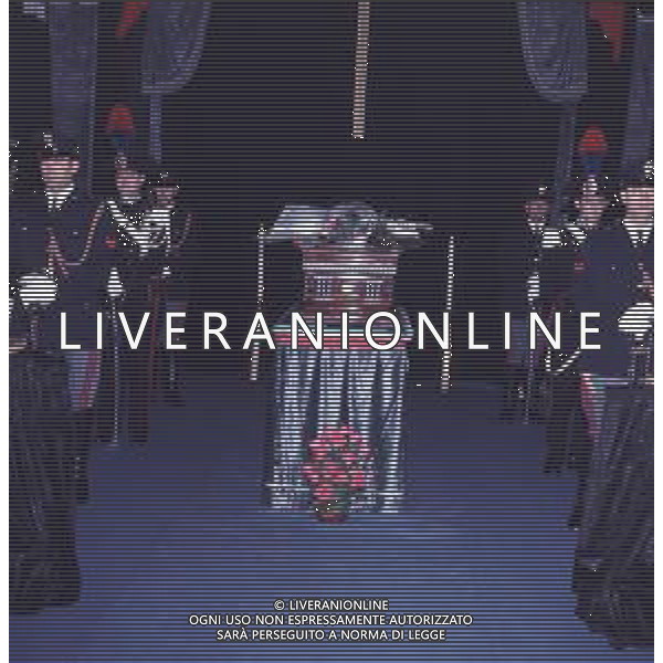 COL-1972 MIILANO QUESTURA CENTRALE CAMERA ARDENTE DEL COMMISSARIO DI POLIZIA LUIGI CALABRESI AG ALDO LIVERANI SAS