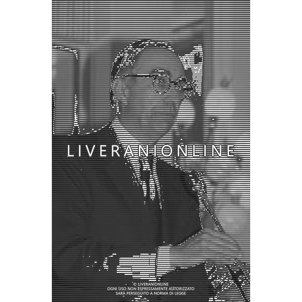 Neg- RETROSPETTIVA FRANCO CARRARO DIRIGENTE SPORTIVO E POLITICO NELLA FOTO FRANCO CARRARO PRESIDENTE FEDERCALCIO NELL\'ANNO 1997 AG ALDO LIVERANI SAS  