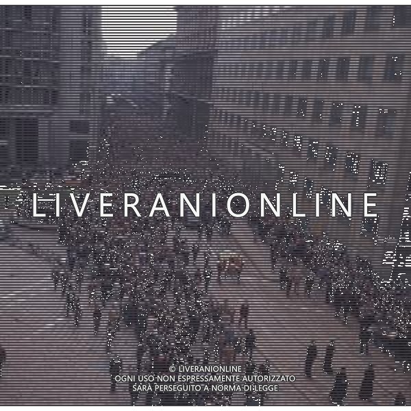 COL-1972 MILANO FUNERALI DEL COMMISSARIO LUIGI CALABRESI A MILANO AG ALDO LIVERANI SAS