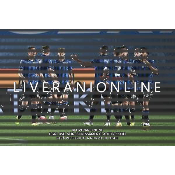 TVRG Atalanta vs Hellas Verona nella foto esultanza Atalanta dopo il gol dell\'1 a 0 Bergamo 15-04-2024 Gewiss Stadium Campionato Serie A TIM - 32a giornata foto Roberto Garavaglia/Agenzia Aldo Liverani sas/ AGENZIA ALDO LIVERANI SAS  