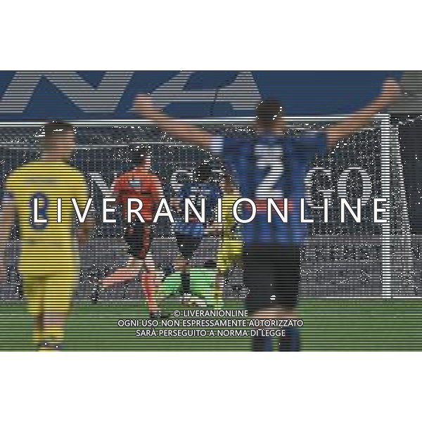 TVRG Atalanta vs Hellas Verona nella foto Ederson Jose\' dos Santos (Atalanta) segna il gol del 2 a 0 Bergamo 15-04-2024 Gewiss Stadium Campionato Serie A TIM - 32a giornata foto Roberto Garavaglia/Agenzia Aldo Liverani sas/ AGENZIA ALDO LIVERANI SAS  