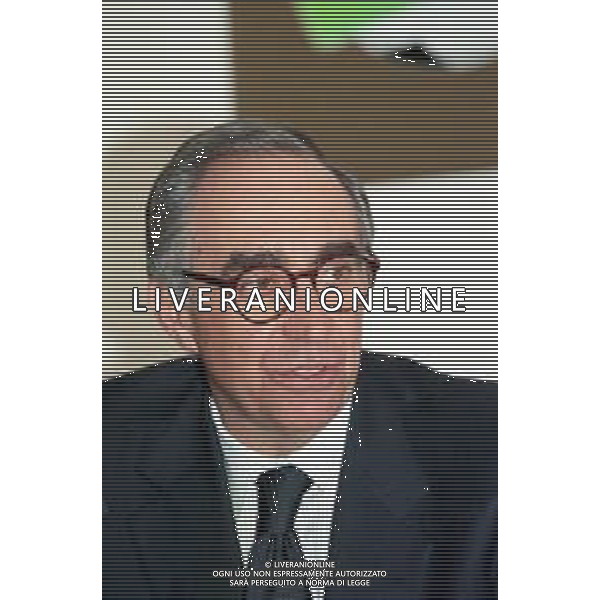Neg- RETROSPETTIVA FRANCO CARRARO DIRIGENTE SPORTIVO E POLITICO NELLA FOTO FRANCO CARRARO PRESIDENTE FEDERCALCIO NELL\'ANNO 1998 AG ALDO LIVERANI SAS  