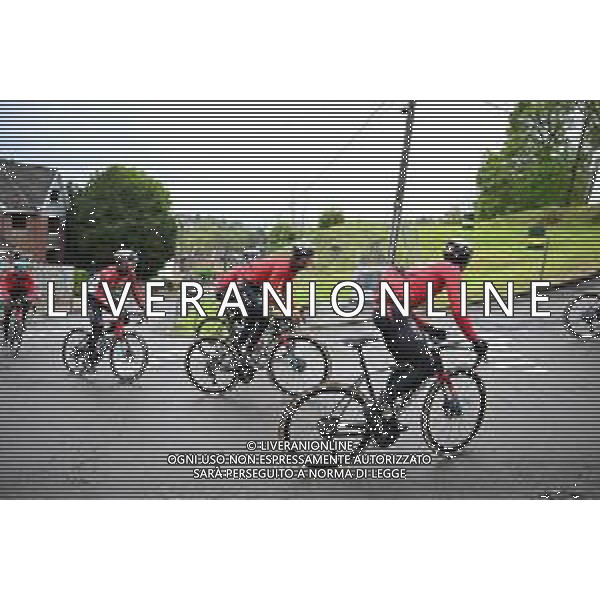 16-04-2024 Allenamento Fleche Wallonne 20204; 2024, Lotto - Dstny; Huy; ©SIROTTI / AGENZIA ALDO LIVERANI SAS  