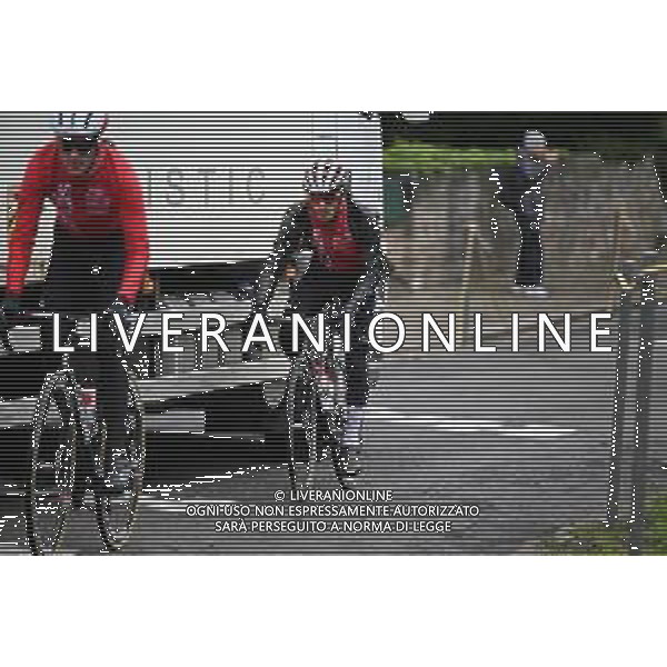 16-04-2024 Allenamento Fleche Wallonne 20204; 2024, Cofidis; Martin, Guillaume; Huy; ©SIROTTI / AGENZIA ALDO LIVERANI SAS  