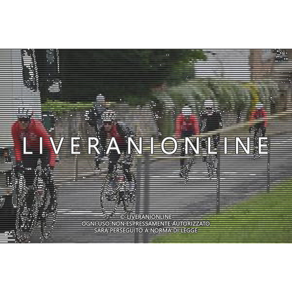16-04-2024 Allenamento Fleche Wallonne 20204; 2024, Cofidis; Martin, Guillaume; Huy; ©SIROTTI / AGENZIA ALDO LIVERANI SAS  