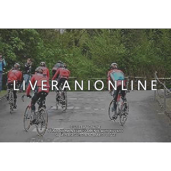 16-04-2024 Allenamento Fleche Wallonne 20204; 2024, Lotto - Dstny; Huy; ©SIROTTI / AGENZIA ALDO LIVERANI SAS  