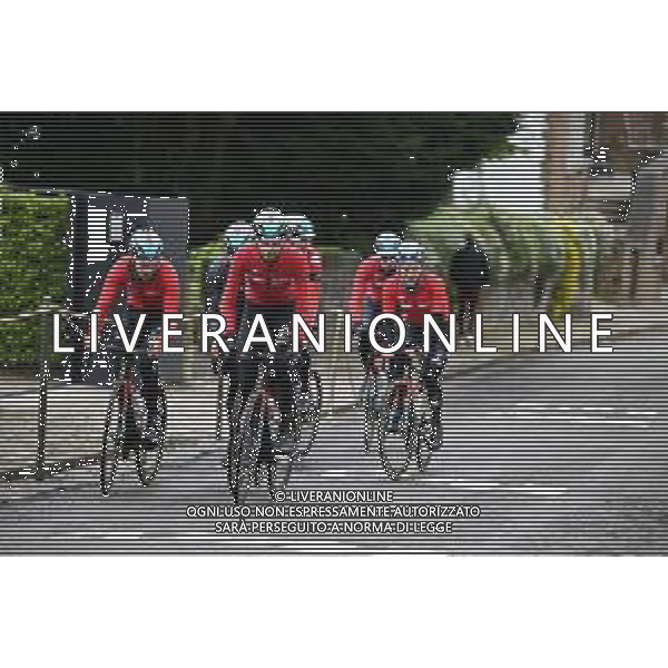 16-04-2024 Allenamento Fleche Wallonne 20204; 2024, Lotto - Dstny; Huy; ©SIROTTI / AGENZIA ALDO LIVERANI SAS  