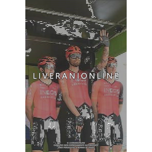 16-04-2024 Tour Of The Alps; Tappa 02 Salorno - Stans; 2024, Ineos Grenadiers; Ganna, Filippo; Salorno; ©SIROTTI / AGENZIA ALDO LIVERANI SAS  
