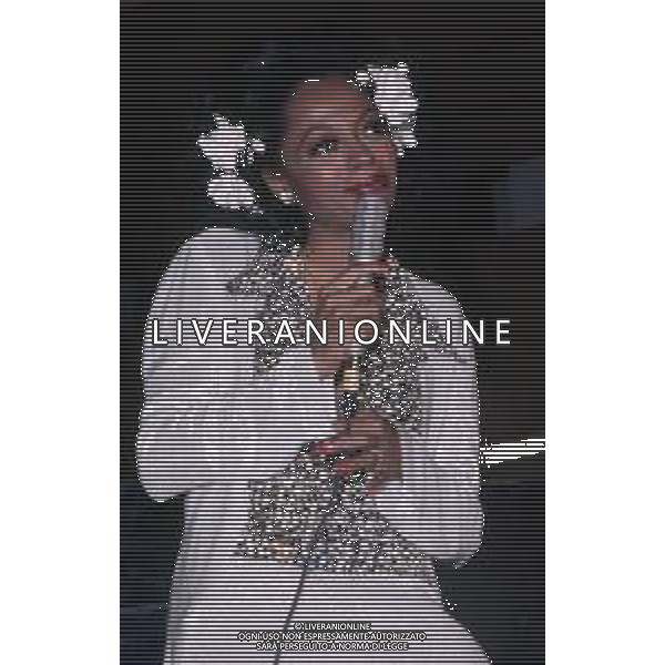 DIAP-RETROSPETTIVA DIANA ROSS CANTANTE NELLA FOTO DIANA ROSS A VENEZIA NELL\'ANNO 1972 ALLA MOSTRA INTERNAZIONALE DEL CINEMA AG ALDO LIVERANI SAS
