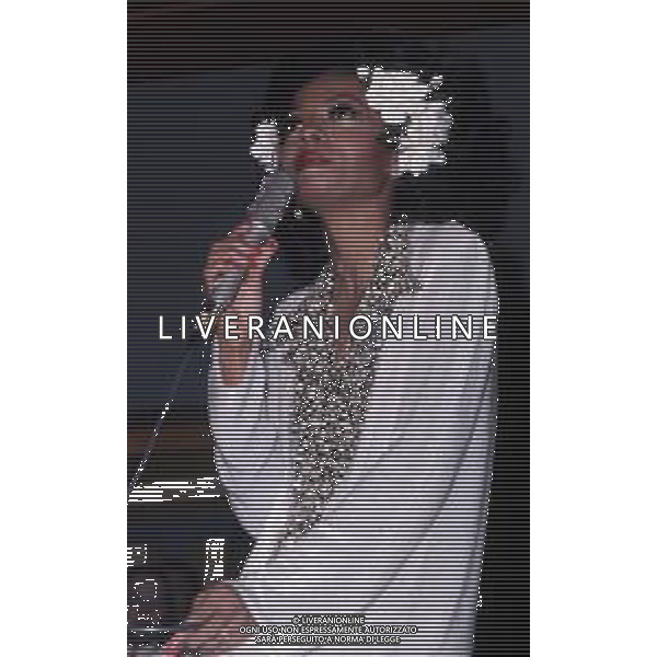 DIAP-RETROSPETTIVA DIANA ROSS CANTANTE NELLA FOTO DIANA ROSS A VENEZIA NELL\'ANNO 1972 ALLA MOSTRA INTERNAZIONALE DEL CINEMA AG ALDO LIVERANI SAS