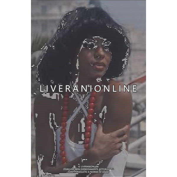 COL-RETROSPETTIVA DIANA ROSS CANTANTE NELLA FOTO DIANA ROSS A CANNES NELL\'ANNO 1973 AG ALDO LIVERANI SAS