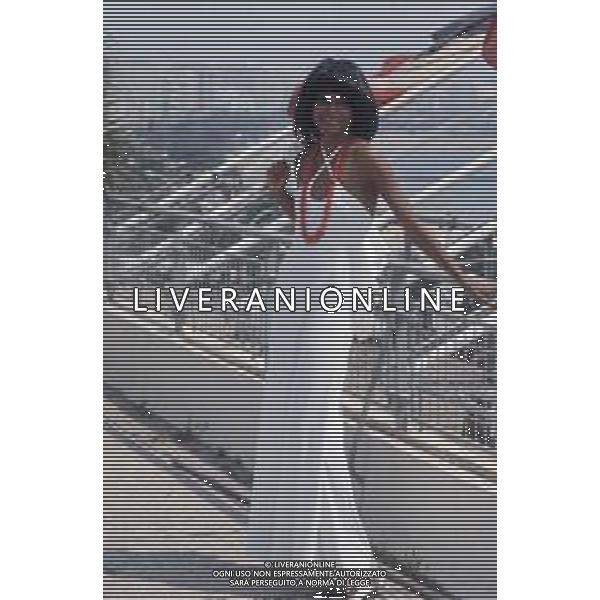 COL-RETROSPETTIVA DIANA ROSS CANTANTE NELLA FOTO DIANA ROSS A CANNES NELL\'ANNO 1973 AG ALDO LIVERANI SAS