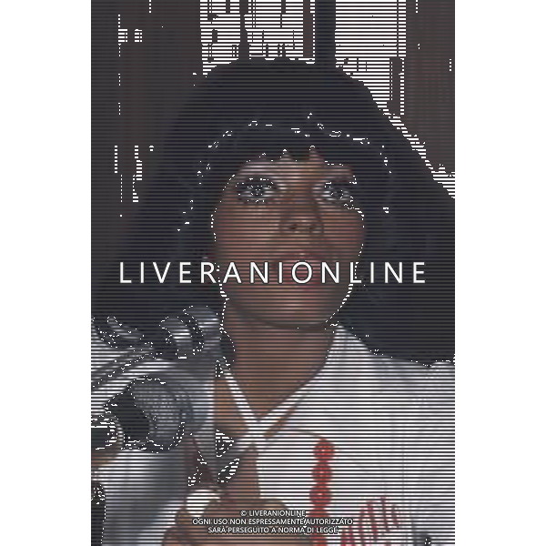 COL-RETROSPETTIVA DIANA ROSS CANTANTE NELLA FOTO DIANA ROSS A CANNES NELL\'ANNO 1973 AG ALDO LIVERANI SAS