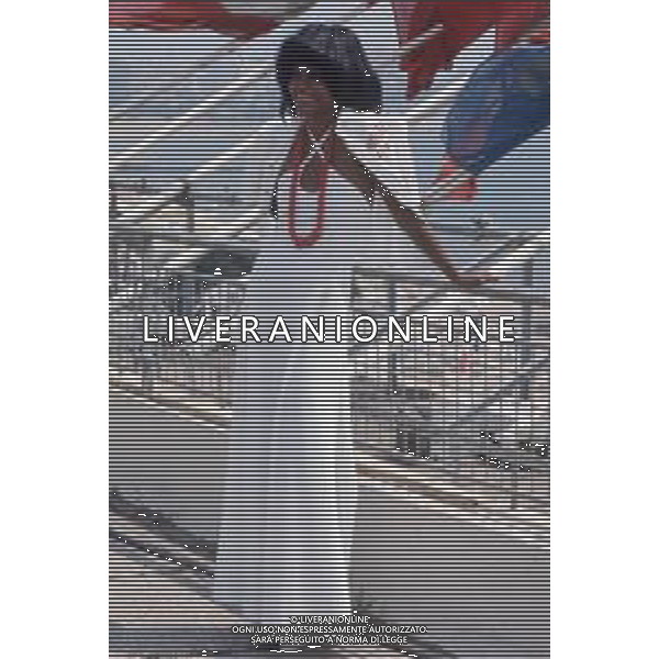 COL-RETROSPETTIVA DIANA ROSS CANTANTE NELLA FOTO DIANA ROSS A CANNES NELL\'ANNO 1973 AG ALDO LIVERANI SAS