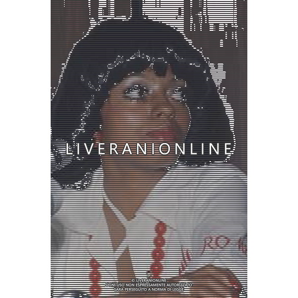 COL-RETROSPETTIVA DIANA ROSS CANTANTE NELLA FOTO DIANA ROSS A CANNES NELL\'ANNO 1973 AG ALDO LIVERANI SAS