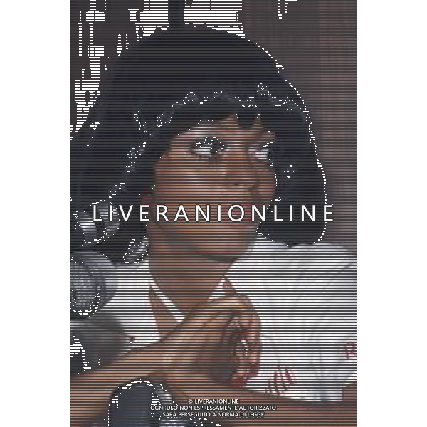 COL-RETROSPETTIVA DIANA ROSS CANTANTE NELLA FOTO DIANA ROSS A CANNES NELL\'ANNO 1973 AG ALDO LIVERANI SAS