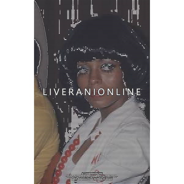 COL-RETROSPETTIVA DIANA ROSS CANTANTE NELLA FOTO DIANA ROSS A CANNES NELL\'ANNO 1973 AG ALDO LIVERANI SAS