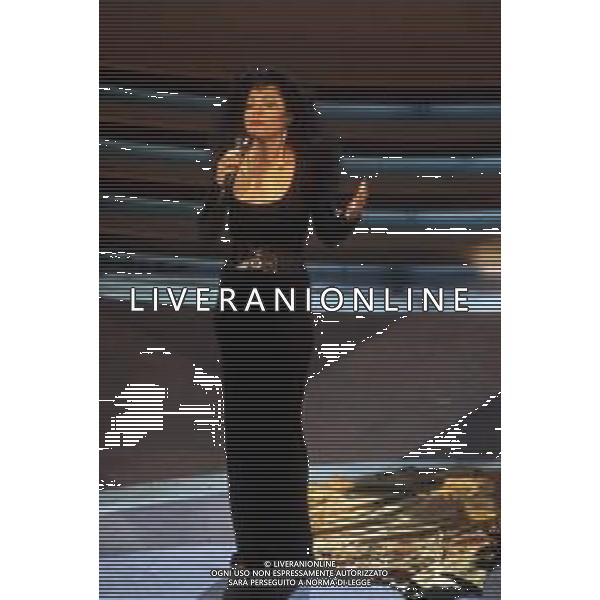 DIAP-RETROSPETTIVA DIANA ROSS CANTANTE NELLA FOTO DIANA ROSS OSPITE AL FESTIVAL DI SANREMO NELL\'ANNO 1993 AG ALDO LIVERANI SAS