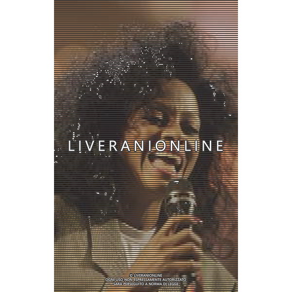 DIAP-RETROSPETTIVA DIANA ROSS CANTANTE NELLA FOTO DIANA ROSS NELL\'ANNO 1996 AG ALDO LIVERANI SAS 