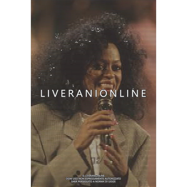 DIAP-RETROSPETTIVA DIANA ROSS CANTANTE NELLA FOTO DIANA ROSS NELL\'ANNO 1996 AG ALDO LIVERANI SAS 