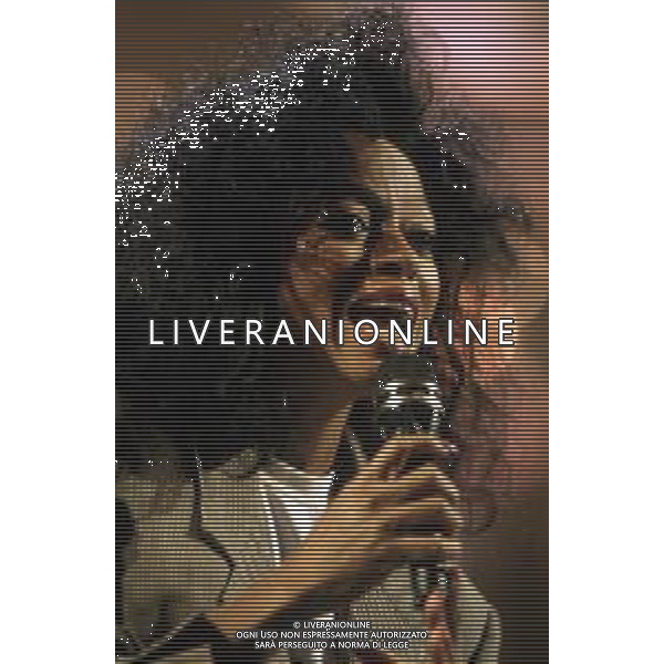 DIAP-RETROSPETTIVA DIANA ROSS CANTANTE NELLA FOTO DIANA ROSS NELL\'ANNO 1996 AG ALDO LIVERANI SAS 