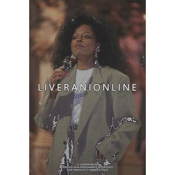 DIAP-RETROSPETTIVA DIANA ROSS CANTANTE NELLA FOTO DIANA ROSS NELL\'ANNO 1996 AG ALDO LIVERANI SAS 