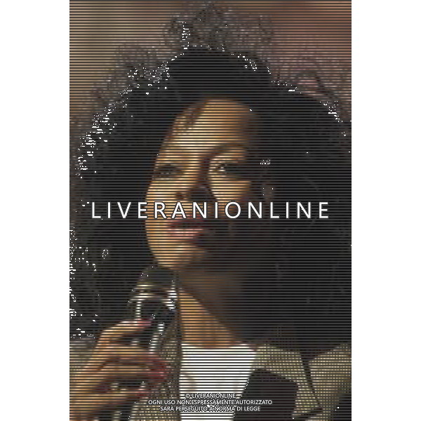 DIAP-RETROSPETTIVA DIANA ROSS CANTANTE NELLA FOTO DIANA ROSS NELL\'ANNO 1996 AG ALDO LIVERANI SAS 