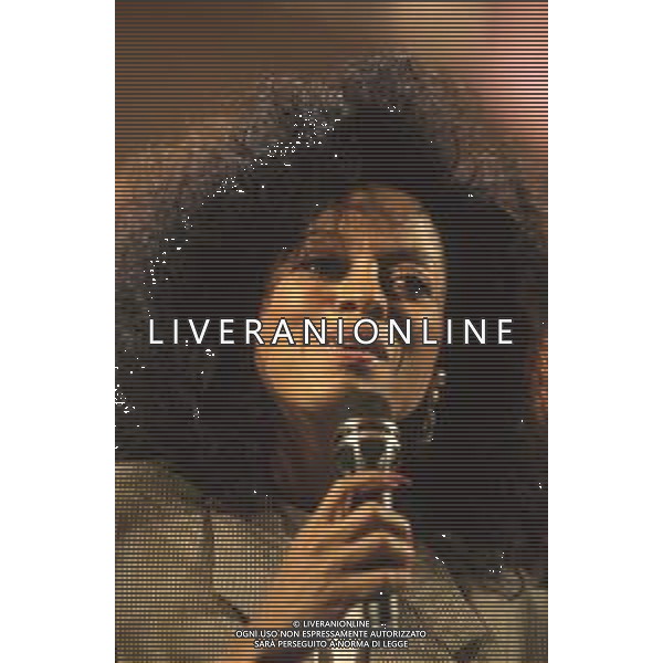 DIAP-RETROSPETTIVA DIANA ROSS CANTANTE NELLA FOTO DIANA ROSS NELL\'ANNO 1996 AG ALDO LIVERANI SAS 
