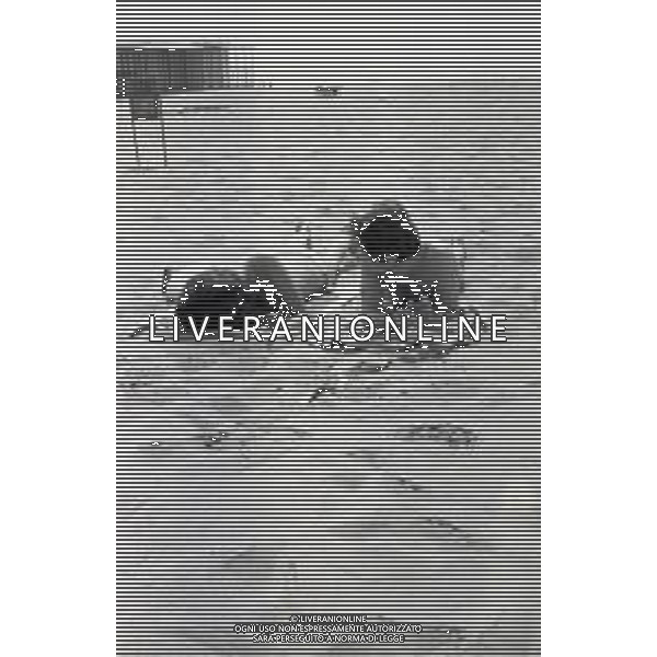 NEG-RETROSPETTIVA CORRADO PANI ATTORE NELLA FOTO CORRADO PANI A OSTIA NELL\'ANNO 1965 CON ANNA QUAGLIARINO AG ALDO LIVERANI SAS