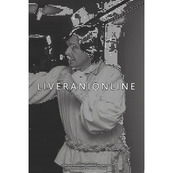 NEG-RETROSPETTIVA CORRADO PANI ATTORE NELLA FOTO CORRADO PANI A MILANO IN TEATRO NELL\'ANNO 1980 AG ALDO LIVERANI SAS  