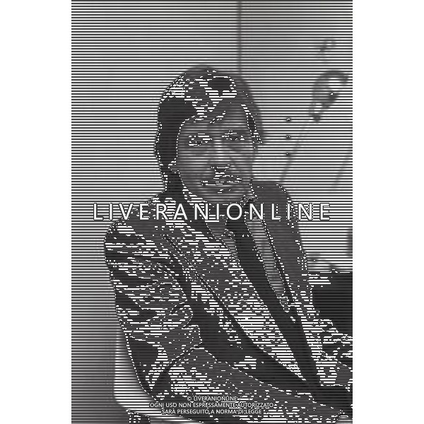 NEG-RETROSPETTIVA CORRADO PANI ATTORE NELLA FOTO CORRADO PANI A MILANO IN TEATRO NELL\'ANNO 1980 AG ALDO LIVERANI SAS  