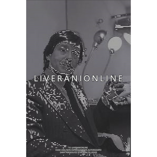 NEG-RETROSPETTIVA CORRADO PANI ATTORE NELLA FOTO CORRADO PANI A MILANO IN TEATRO NELL\'ANNO 1980 AG ALDO LIVERANI SAS  