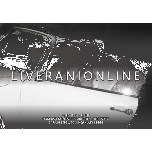 NEG-RETROSPETTIVA CORRADO PANI ATTORE NELLA FOTO CORRADO PANI A MILANO IN TEATRO NELL\'ANNO 1980 AG ALDO LIVERANI SAS  