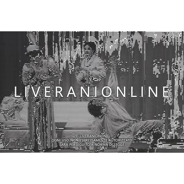 NEG-RETROSPETTIVA CORRADO PANI ATTORE NELLA FOTO CORRADO PANI A MILANO IN TEATRO NELL\'ANNO 1980 AG ALDO LIVERANI SAS  