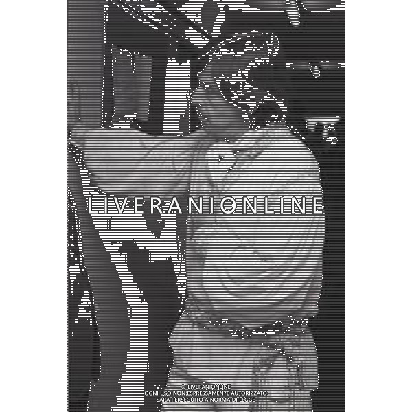 NEG-RETROSPETTIVA CORRADO PANI ATTORE NELLA FOTO CORRADO PANI A MILANO IN TEATRO NELL\'ANNO 1980 AG ALDO LIVERANI SAS  