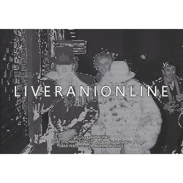 NEG-RETROSPETTIVA CORRADO PANI ATTORE NELLA FOTO CORRADO PANI A MILANO IN TEATRO NELL\'ANNO 1980 AG ALDO LIVERANI SAS  