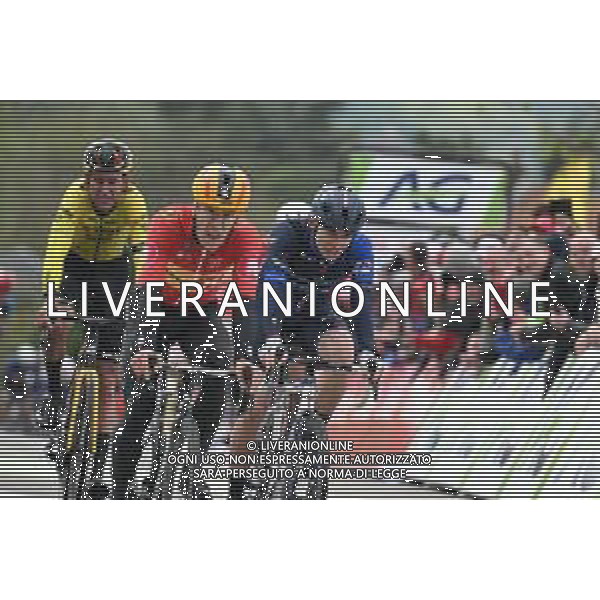 17-04-2024 La Fleche Wallonne; 2024, Uno X - Mobility; 2024, Groupama - Fdj; Johannessen, Tobias Halland; Gregoire, Romain; Huy; ©SIROTTI / AGENZIA ALDO LIVERANI SAS  