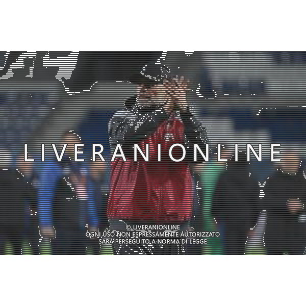 TVRG Atalanta vs Liverpool nella foto Jurgen Klopp allenatore Liverpool applaude i tifosi Atalanta a fine partita Bergamo 18-04-2024 Gewiss Stadium UEFA Europa League - quarti di finale gara di ritorno foto Roberto Garavaglia/Agenzia Aldo Liverani sas / AGENZIA ALDO LIVERANI SAS  