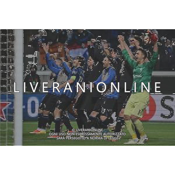 TVRG Atalanta vs Liverpool nella foto esultanza finale Atalanta Bergamo 18-04-2024 Gewiss Stadium UEFA Europa League - quarti di finale gara di ritorno foto Roberto Garavaglia/Agenzia Aldo Liverani sas / AGENZIA ALDO LIVERANI SAS  