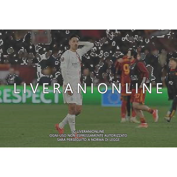 Roma vs Milan - Europa League quarti di finale - Gara di ritorno - Stadio Olimpico - Roma 18-04-2024 nella foto Delusione Rejnders ©Federico Gaetano / AGENZIA ALDO LIVERANI SAS  