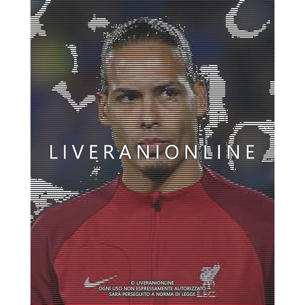 TVRG Atalanta vs Liverpool nella foto Virgil van Dijk (Liverpool) Bergamo 18-04-2024 Gewiss Stadium UEFA Europa League - quarti di finale gara di ritorno foto Roberto Garavaglia/Agenzia Aldo Liverani sas/ AGENZIA ALDO LIVERANI SAS  