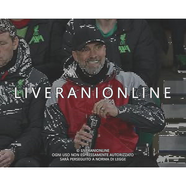 TVRG Atalanta vs Liverpool nella foto Jurgen Klopp allenatore Liverpool Bergamo 18-04-2024 Gewiss Stadium UEFA Europa League - quarti di finale gara di ritorno foto Roberto Garavaglia/Agenzia Aldo Liverani sas/ AGENZIA ALDO LIVERANI SAS  