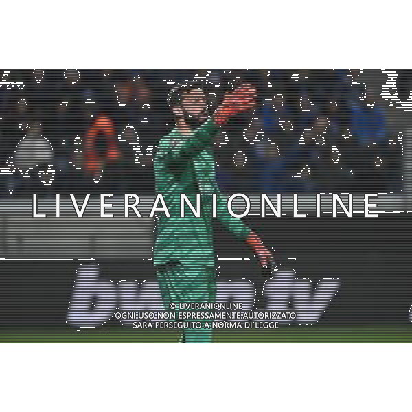 TVRG Atalanta vs Liverpool nella foto Alisson Becker (Liverpool) Bergamo 18-04-2024 Gewiss Stadium UEFA Europa League - quarti di finale gara di ritorno foto Roberto Garavaglia/Agenzia Aldo Liverani sas/ AGENZIA ALDO LIVERANI SAS  