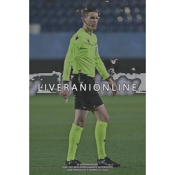 TVRG Atalanta vs Liverpool nella foto l\'arbitro Francois Letexier (FRA) Bergamo 18-04-2024 Gewiss Stadium UEFA Europa League - quarti di finale gara di ritorno foto Roberto Garavaglia/Agenzia Aldo Liverani sas/ AGENZIA ALDO LIVERANI SAS  