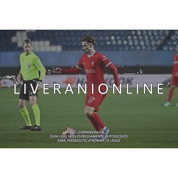 TVRG Atalanta vs Liverpool nella foto Curtis Jones (Liverpool) Bergamo 18-04-2024 Gewiss Stadium UEFA Europa League - quarti di finale gara di ritorno foto Roberto Garavaglia/Agenzia Aldo Liverani sas/ AGENZIA ALDO LIVERANI SAS  