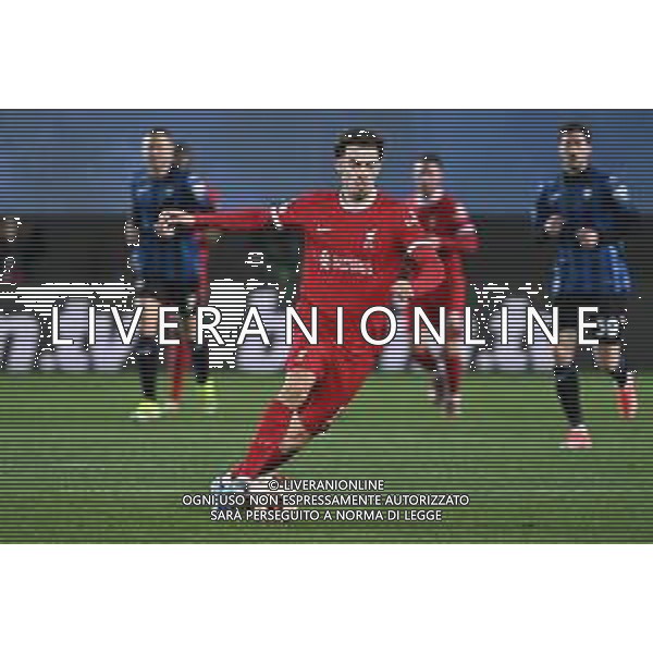 TVRG Atalanta vs Liverpool nella foto Curtis Jones (Liverpool) Bergamo 18-04-2024 Gewiss Stadium UEFA Europa League - quarti di finale gara di ritorno foto Roberto Garavaglia/Agenzia Aldo Liverani sas/ AGENZIA ALDO LIVERANI SAS  