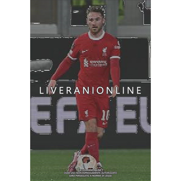 TVRG Atalanta vs Liverpool nella foto Alexis Mac Allister (Liverpool) Bergamo 18-04-2024 Gewiss Stadium UEFA Europa League - quarti di finale gara di ritorno foto Roberto Garavaglia/Agenzia Aldo Liverani sas/ AGENZIA ALDO LIVERANI SAS  