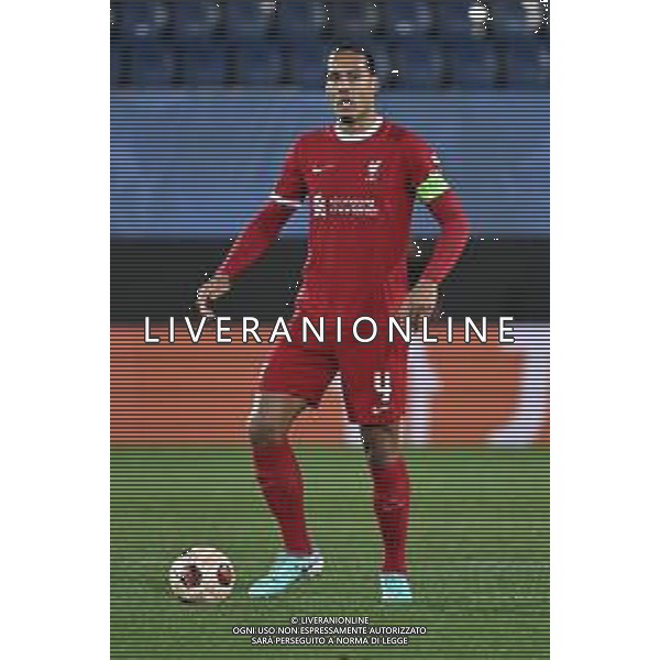 TVRG Atalanta vs Liverpool nella foto Virgil van Dijk (Liverpool) Bergamo 18-04-2024 Gewiss Stadium UEFA Europa League - quarti di finale gara di ritorno foto Roberto Garavaglia/Agenzia Aldo Liverani sas/ AGENZIA ALDO LIVERANI SAS  