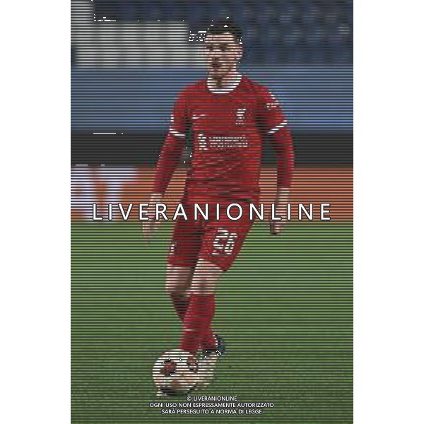TVRG Atalanta vs Liverpool nella foto Andrew Robertson (Liverpool) Bergamo 18-04-2024 Gewiss Stadium UEFA Europa League - quarti di finale gara di ritorno foto Roberto Garavaglia/Agenzia Aldo Liverani sas/ AGENZIA ALDO LIVERANI SAS  