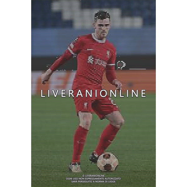 TVRG Atalanta vs Liverpool nella foto Andrew Robertson (Liverpool) Bergamo 18-04-2024 Gewiss Stadium UEFA Europa League - quarti di finale gara di ritorno foto Roberto Garavaglia/Agenzia Aldo Liverani sas/ AGENZIA ALDO LIVERANI SAS  